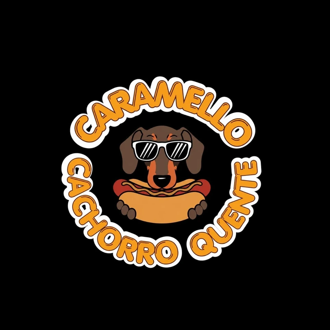 Logo Caramello Cachorro Quente