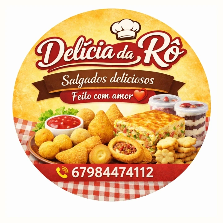 Logo Delícia da Rô
