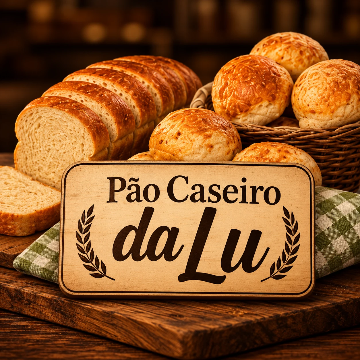 Logo Pão Caseiro da Lu