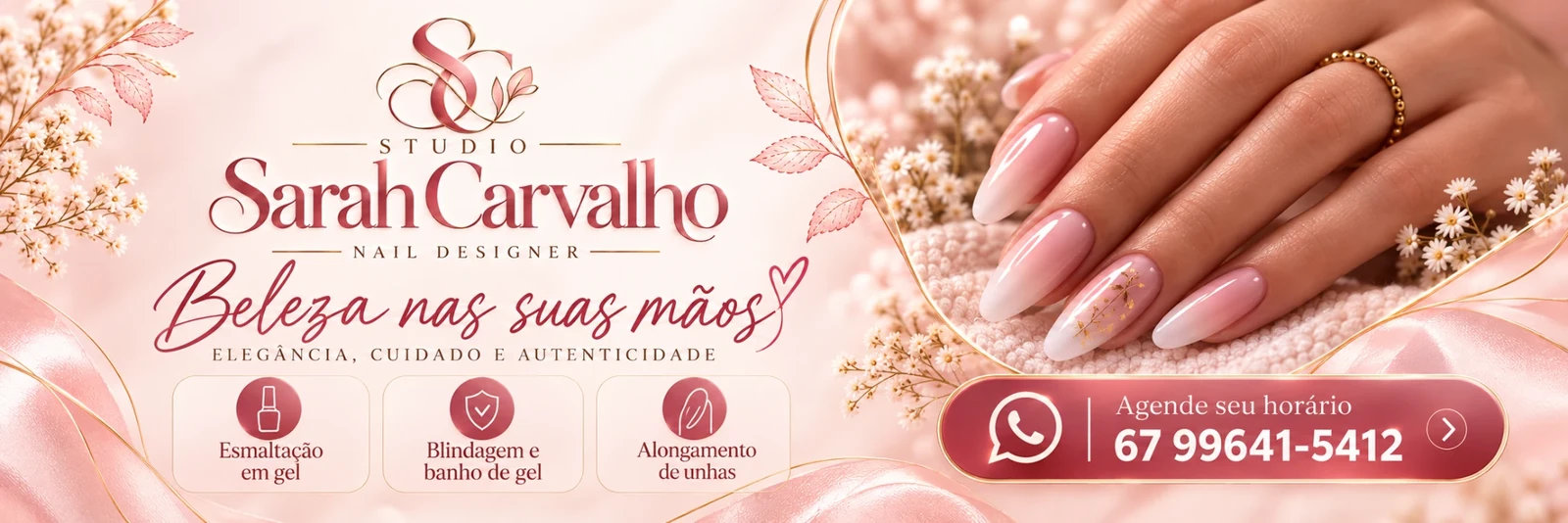 Studio Sarah Carvalho — Manicure e Pedicure em Naviraí-MS